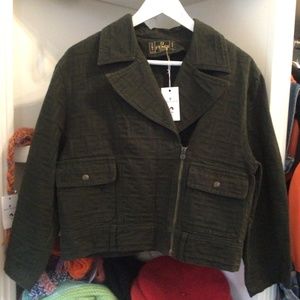 FENDI jacket in dark forest green